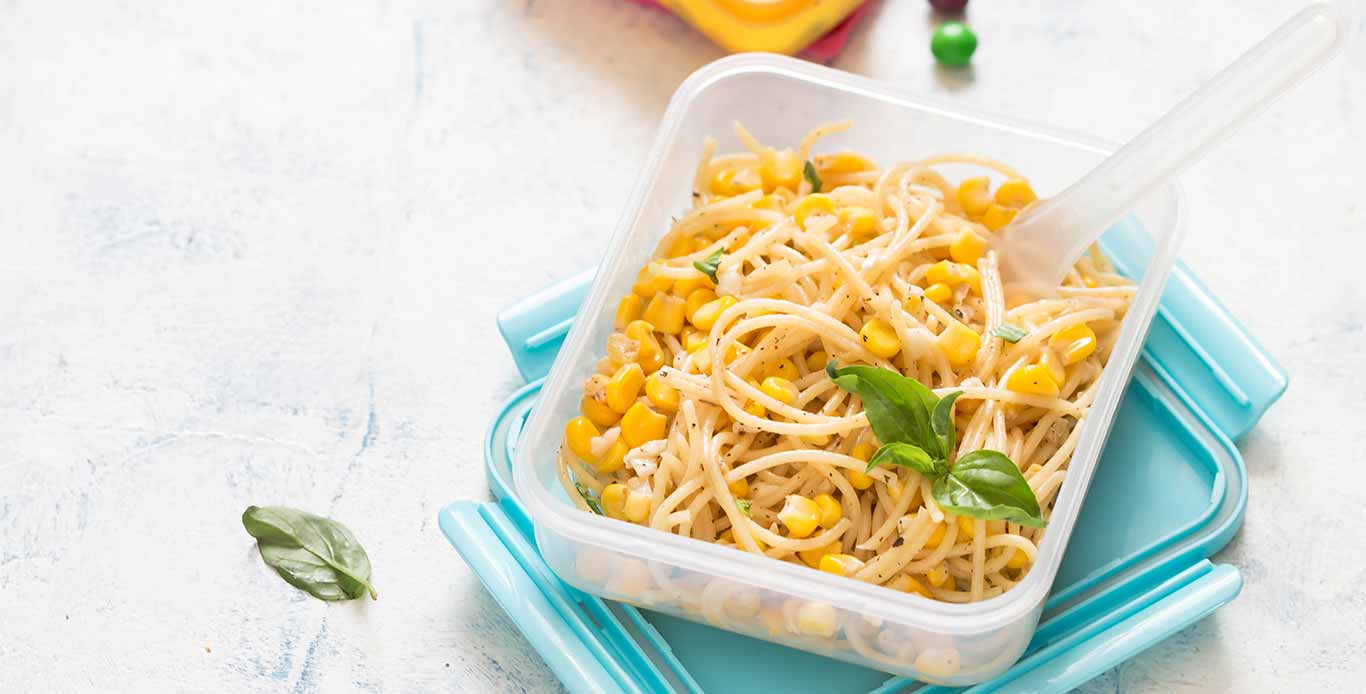 Butter Corn Spaghetti 
